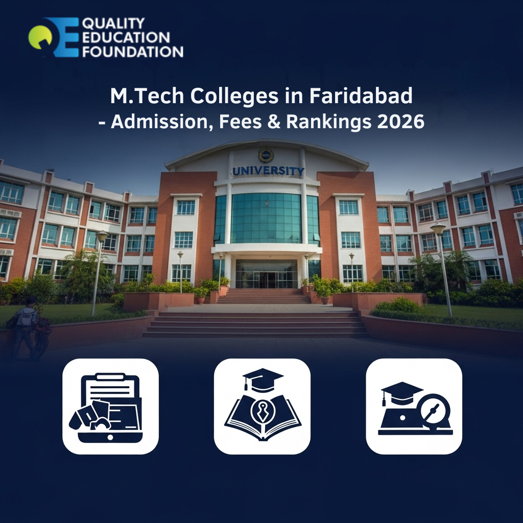M.Tech Colleges in Faridabad - Admission, Fees & Rankings 2026