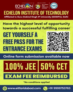 JEE Main 100% Fee Refund & CET 50% Reimbursement at EIT