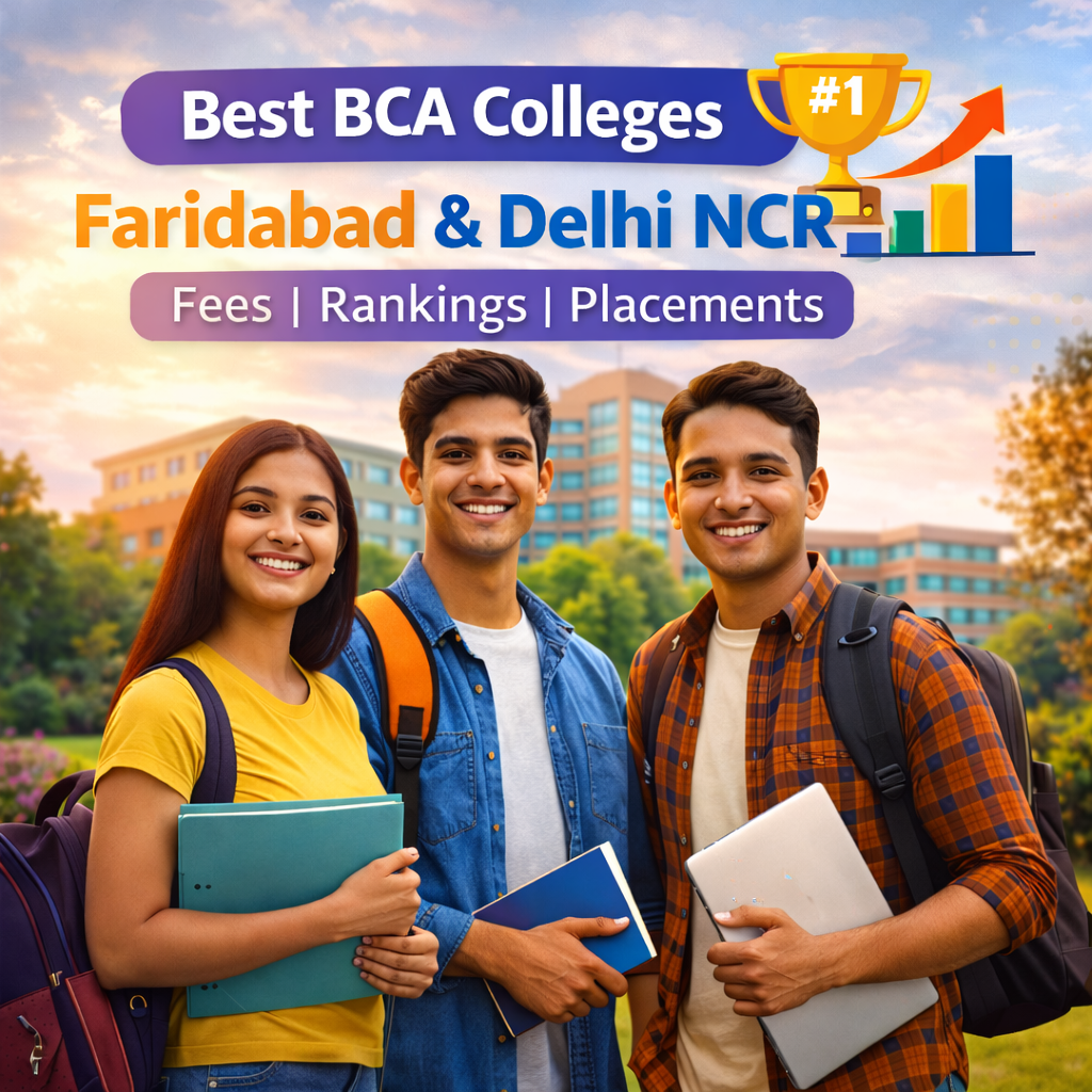 Best BCA Colleges in Faridabad & Delhi NCR 2026 — Fees, Rankings, Placements & My Honest Pick