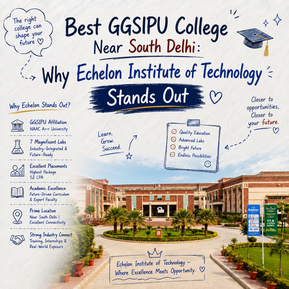 Best GGSIPU College Near South Delhi: Why Echelon Institute of Technology Stands Out