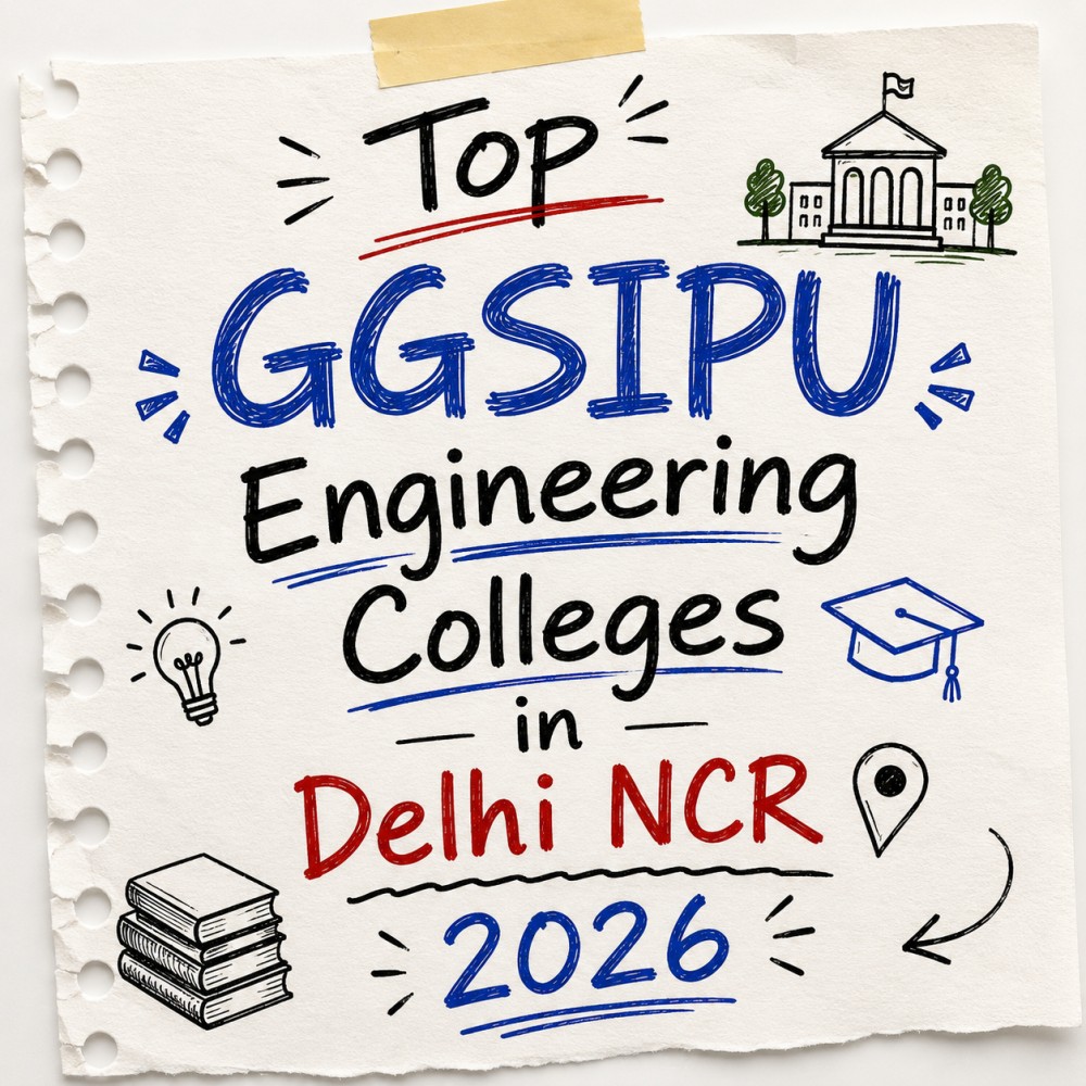Top GGSIPU Engineering Colleges in Delhi NCR 2026 | FQE 2 Top GGSIPU Engineering Colleges in Delhi NCR 2026