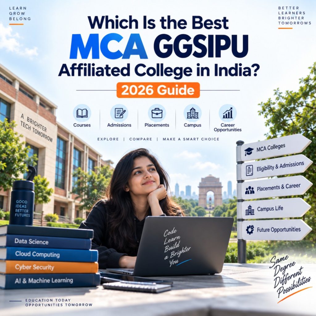 Which Is the Best MCA GGSIPU Affiliated College in India?