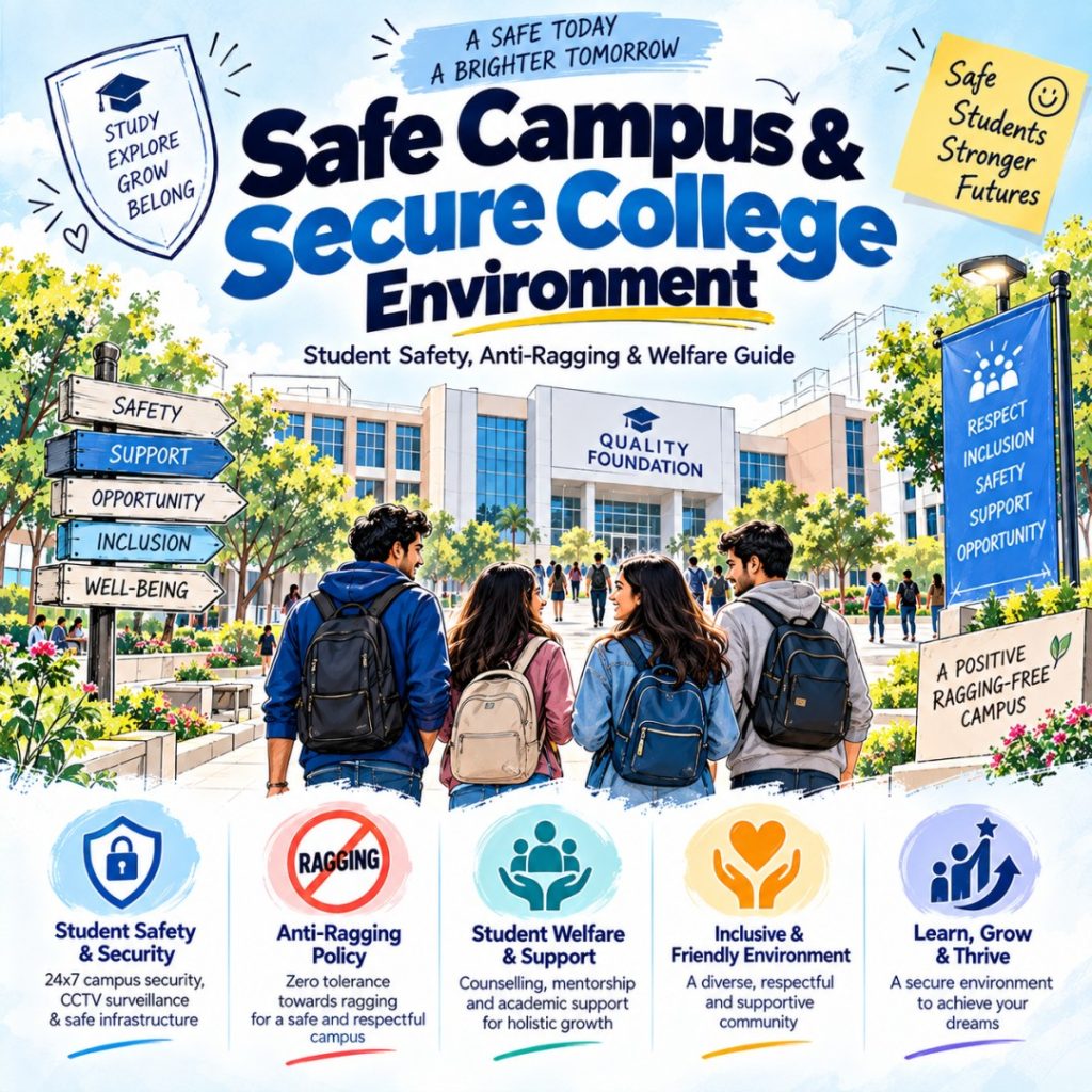 2 Safe Campus & Secure College Environment: Student Safety, Anti-Ragging & Welfare Guide
