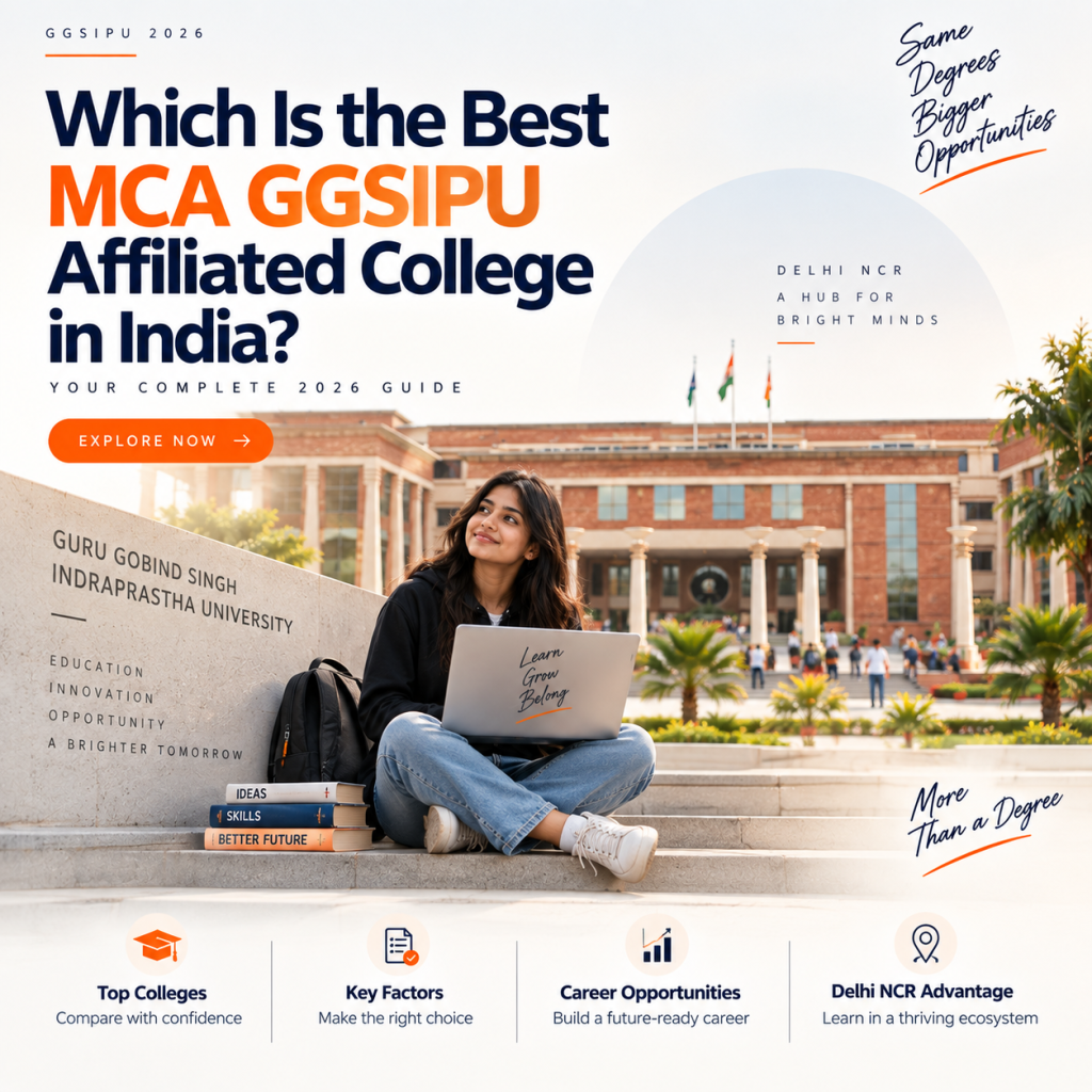 Which Is the Best MCA GGSIPU Affiliated College in India? 2026 Guide