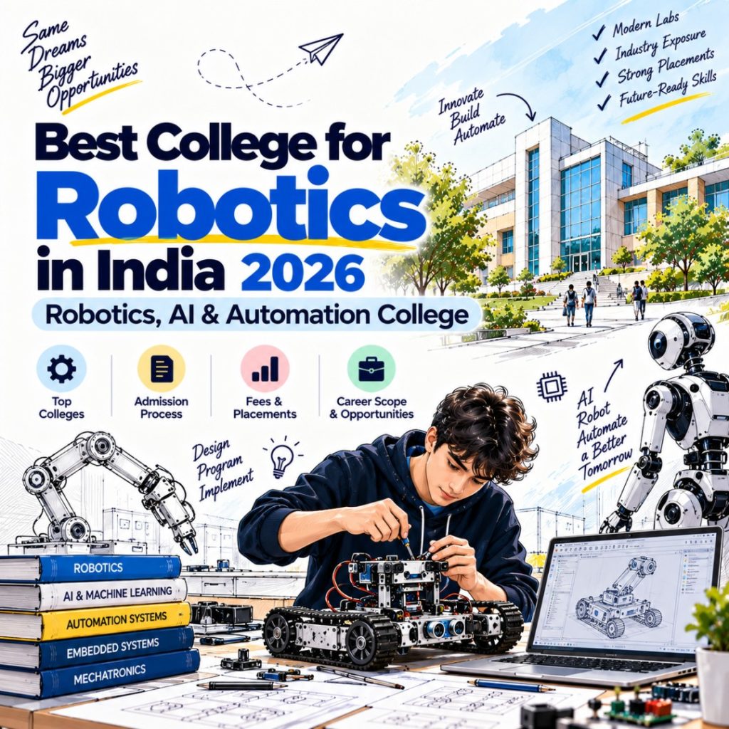 Best College for Robotics in India 2026 | Robotics, AI & Automation College