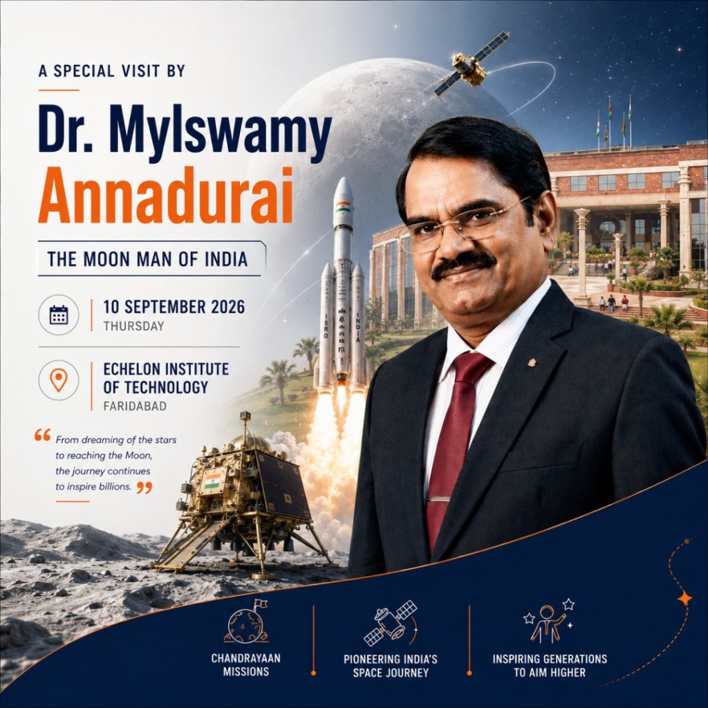 Dr. Mylswamy Annadurai at Echelon Institute of Technology on 10 September 2026
