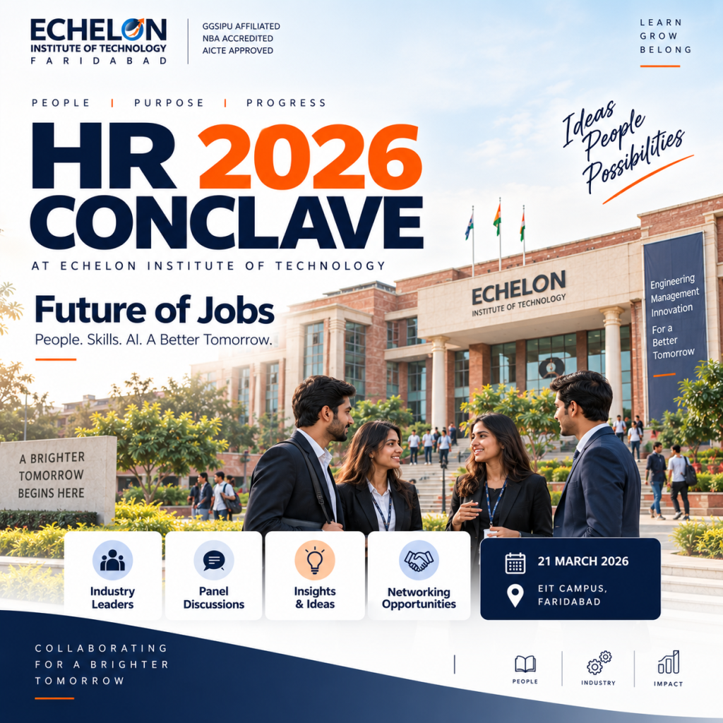 HR Conclave 2026 at Echelon Institute of Technology | Future of Jobs