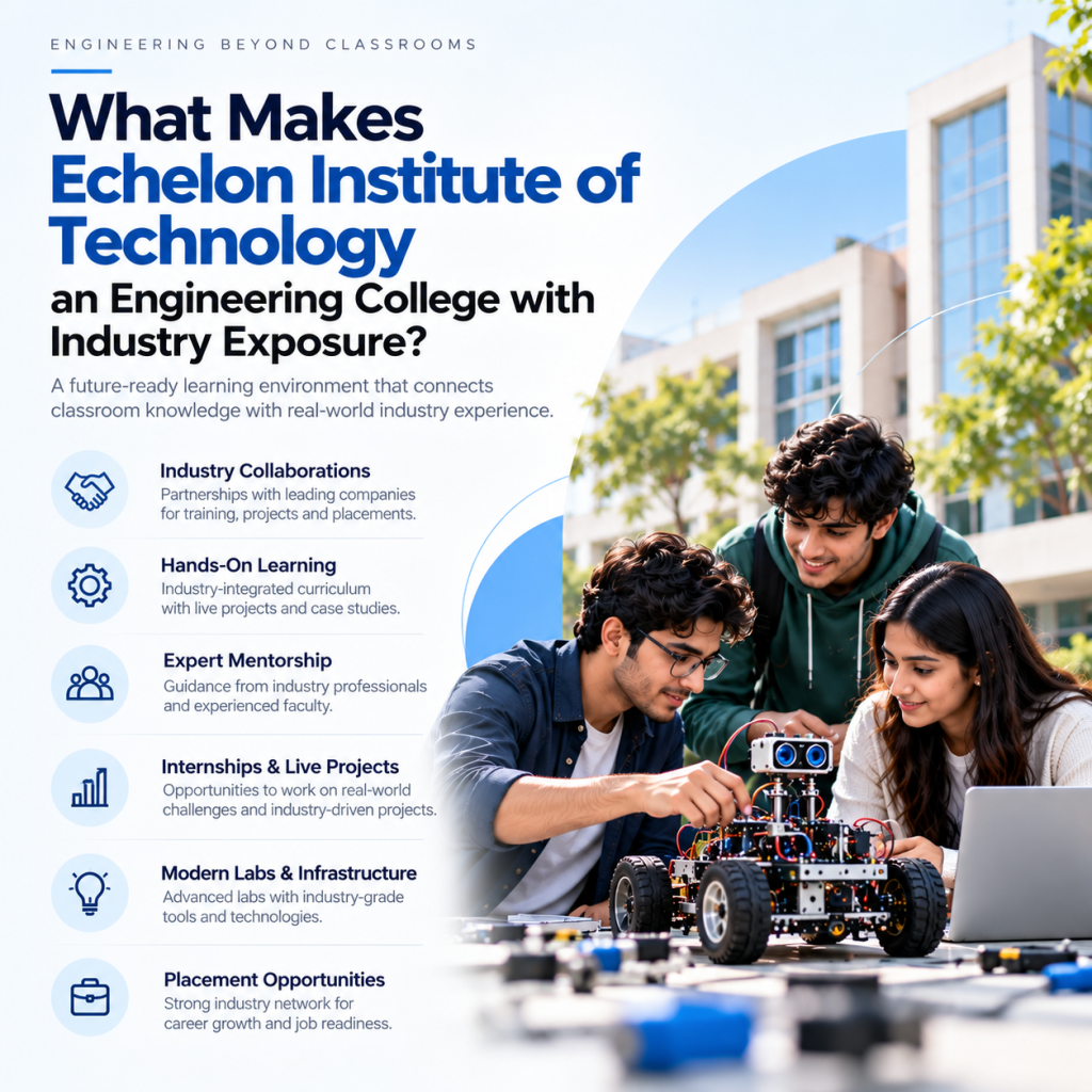 What Makes Echelon Institute of Technology an Engineering College with Industry Exposure? 1 What Makes Echelon Institute of Technology an Engineering College with Industry Exposure?